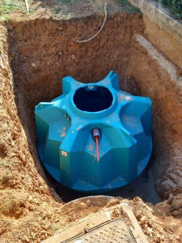 CUVE DE RETENTION DES EAUX PLUVIALES